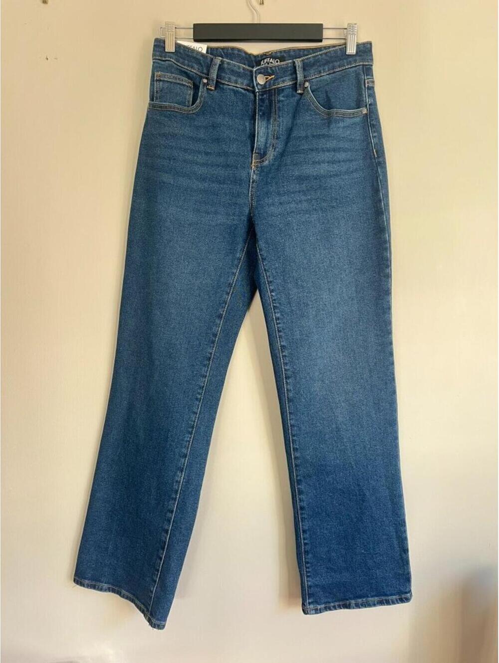 NWT Buffalo David Bitton Della Jeans Women's Size 6 High Rise Wide Leg